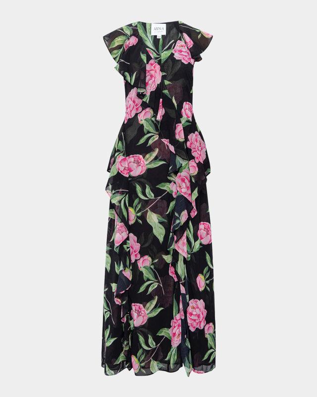 Lilith Ruffled Maxi Dress